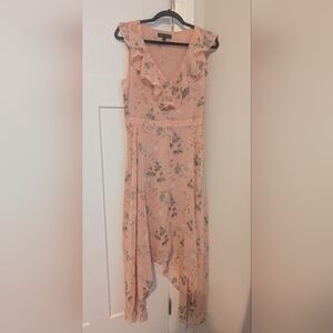 Banana Republic Floral Pink Dress, Size 6